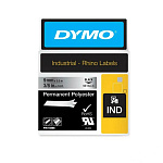 Картридж c полиэстровой лентой для принтеров Dymo Rhino, черный шрифт, 5.5 м х 9 мм