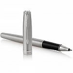 Ручка-роллер Parker Sonnet Stainless Steel CT, толщина линии F, палладий (S0809230)