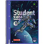 Тетрадь в линейку на пружине А4 Brunnen Premium Robot Heroes, микроперфорация, 90 гр/м2, 80 листов