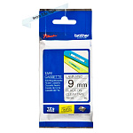 Картридж brother tze 121 с лентой 9 мм х 8 м, пластик, черный шрифт