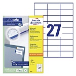 Этикетки самоклеящиеся Avery Zweckform, белые, 70 x 32 мм, 27 штук на листе, 100 листов
