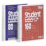 Тетрадь в линейку на пружине А4 Brunnen Колледж, микроперфорация, 70 гр/м2, 80 листов