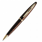 Ручка шариковая Waterman Carene Marine Amber GT, толщина линии M, позолота 23К