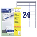 Этикетки самоклеящиеся Avery Zweckform, белые, 70 x 33.8 мм, 24 штуки на листе, 100 листов