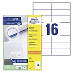 Этикетки цветные самоклеящиеся Avery Zweckform, 105 x 37 мм, 16 штук на листе, 100 листов