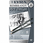 Набор карандашей графитных Lyra Rembrandt Art Design, 12 штук