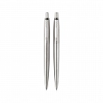 Набор подарочный шариковая ручка и карандаш Parker Jotter Core Stainless Steel, M