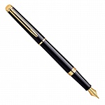 Ручка перьевая Waterman Hemisphere Mars Black GT, толщина линии F, перо: позолота 23К