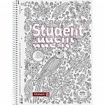 Тетрадь в линейку на пружине А4 Brunnen Колледж ZENart, микроперфорация, 90 гр/м2, 80 листов