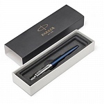 Ручка шариковая Parker Jotter Royal Blue, толщина линии М, хром (S0705610)