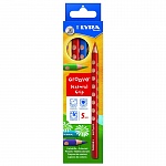 Набор карандашей цветных Lyra Groove, 5 цветов, картонная коробка