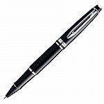 Ручка-роллер Waterman Expert 3 Black CT, толщина линии F, палладий