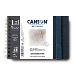 Скетчбук Canson Art Book Saunders Waterford, на пружине по короткой стороне, 300  гр/м2, 20 листов