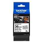 Картридж brother tze-fx261 с гибкой лентой 36 мм х 8 м, черный шрифт