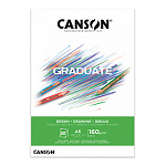Альбом для масла и акрила Canson Graduate, мелкое зерно, склеенный, 160 гр/м2, 30 листов