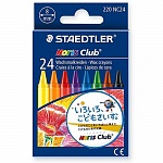 Набор мелков восковых Staedtler Noris, 8 мм, 24 цвета, картонная коробка