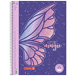 Тетрадь в клетку на пружине А4 Brunnen Premium Бабочка, микроперфорация, 90 гр/м2, 80 листов