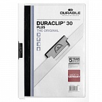 Папка с клипом Durable  Duraclip Plus, до 30 листов, А4, ПВХ