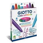 Набор фломастеров цветных Giotto Magic Lettering, 8 цветов