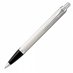 Ручка шариковая Parker IM Metal White CT, толщина линии M, хром