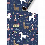 Бумага упаковочная для подарков рулон Stewo Jay, 0.7 x 2 м