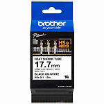 Термоусадочная трубка brother hse 241, 17.7 мм x 1.5 м, черный шрифт