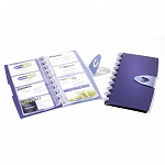 Визитница Durable Duralook Visifix Walk, 96 визиток, 57 x 90 мм