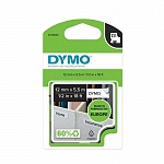 Картридж c полиэстровой лентой D1 для принтеров Dymo Label Manager, черный шрифт, 5.5 м x 12 мм