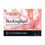 Альбом для акварели ST Cuthberts Mill Bockingford, склеенный, 300 г/м2, 36 х 26 см, 12 листов