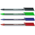 Ручка шариковая Staedtler, трехгранная, одноразовая, толщина линии M