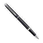 Ручка-роллер Waterman Hemisphere Matte Black CT, толщина линии F, хром