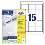 Этикетки самоклеящиеся Avery Zweckform, белые, 64 х 50 мм, 15 штук на листе, 100 листов