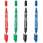 Маркер перманентный двухсторонний Luxor 150, наконечники 0.7 мм и 1 мм