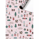 Бумага упаковочная для подарков рулон Stewo Bjork, 0.7 x 2 м