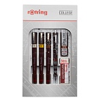 Набор изографов Rotring College Set, толщина линии 0.25, 0.35, 0.5 мм