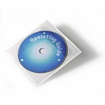 Карман Durable Pocketfix, самоклеящийся, для CD/DVD, с клапаном, 10 штук